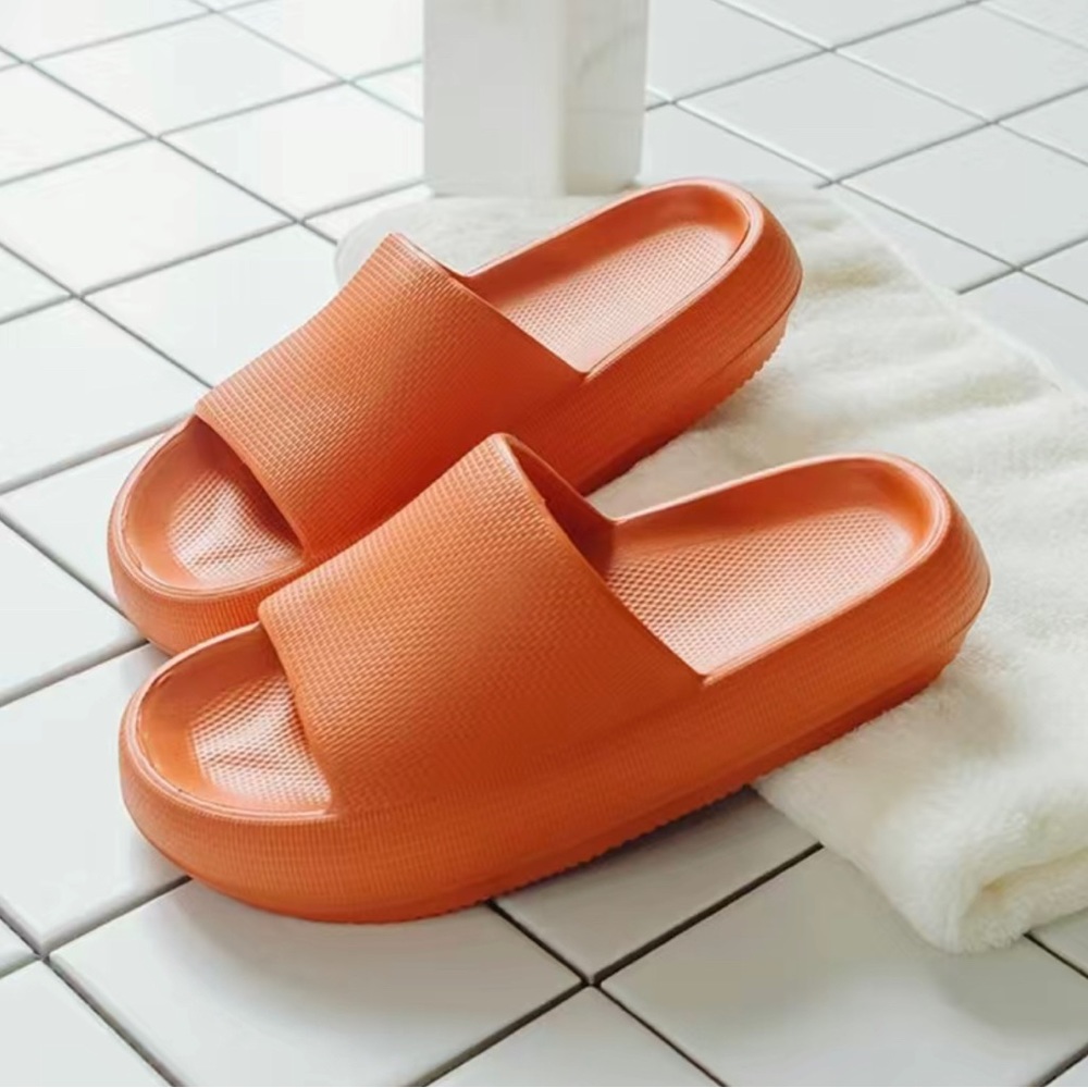 Thick Sole,Comfy Anti-Slip Slides, Indoor & Outdoor. Casual shower Shoes.